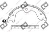 DJ PARTS BS1423 Brake Shoe Set